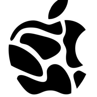 Apple blanco y negro Fondo de Pantalla de iPhone4s