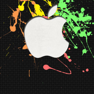 Pintura de manzana Fondo de Pantalla de iPhone4s