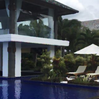 Bali Hotel Fondo de pantalla iPhone SE / iPhone5s / 5c / 5