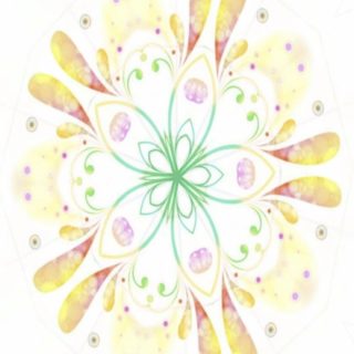 Círculo floral Fondo de Pantalla de iPhoneSE / iPhone5s / 5c / 5