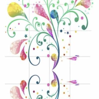 Diseño floral Fondo de Pantalla de iPhoneSE / iPhone5s / 5c / 5