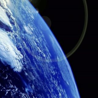Espacio de la Tierra Fondo de Pantalla de iPhoneSE / iPhone5s / 5c / 5