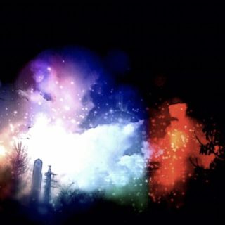 Cielo nocturno fantástico Fondo de pantalla iPhone SE / iPhone5s / 5c / 5