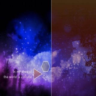 Cielo nocturno fantástico Fondo de pantalla iPhone SE / iPhone5s / 5c / 5