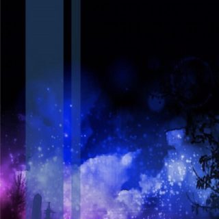 Vista nocturna del cielo Fondo de pantalla iPhone SE / iPhone5s / 5c / 5