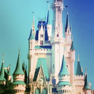 Castillo Disneyland Fondo de pantalla iPhone SE / iPhone5s / 5c / 5
