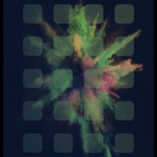 Explosivo colorido Fondo de pantalla iPhone SE / iPhone5s / 5c / 5
