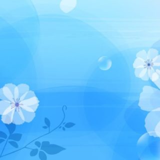 Las mujeres de la flor azul Fondo de Pantalla de iPhoneSE / iPhone5s / 5c / 5