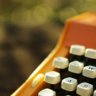 máquina de escribir guay Fondo de pantalla iPhone SE / iPhone5s / 5c / 5