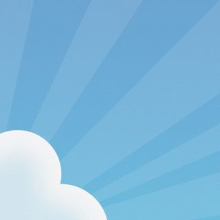 Modelo de la nube azul Fondo de pantalla iPhone SE / iPhone5s / 5c / 5