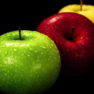la manzana de alimentos Fondo de pantalla iPhone SE / iPhone5s / 5c / 5