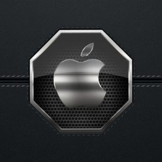la manzana de plata Fondo de pantalla iPhone SE / iPhone5s / 5c / 5