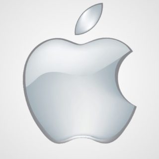 la manzana de plata Fondo de Pantalla de iPhoneSE / iPhone5s / 5c / 5
