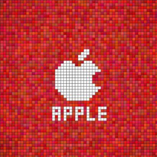 Manzana punto rojo Fondo de Pantalla de iPhoneSE / iPhone5s / 5c / 5
