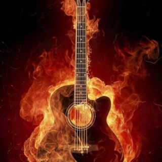 llama guitarra guay Fondo de pantalla iPhone SE / iPhone5s / 5c / 5