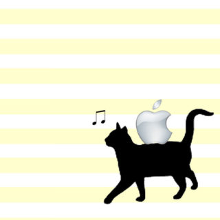 Modelo del gato de Apple Fondo de pantalla iPhone SE / iPhone5s / 5c / 5