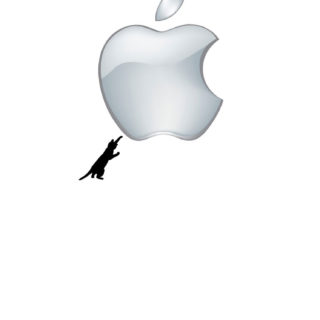 gato de apple Fondo de Pantalla de iPhoneSE / iPhone5s / 5c / 5