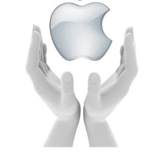 la mano de apple Fondo de Pantalla de iPhoneSE / iPhone5s / 5c / 5