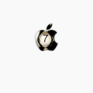 manzana blanca Fondo de pantalla iPhone SE / iPhone5s / 5c / 5