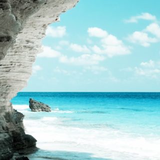 paisaje de la playa Fondo de Pantalla de iPhoneSE / iPhone5s / 5c / 5