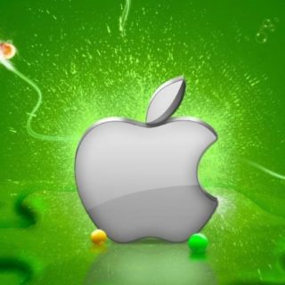 manzana verde Fondo de Pantalla de iPhoneSE / iPhone5s / 5c / 5