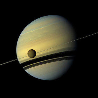 espacio de Saturno Fondo de pantalla iPhone SE / iPhone5s / 5c / 5