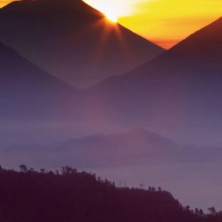 paisaje de las montañas Fondo de Pantalla de iPhoneSE / iPhone5s / 5c / 5