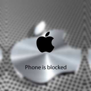 la manzana de plata Fondo de pantalla iPhone SE / iPhone5s / 5c / 5
