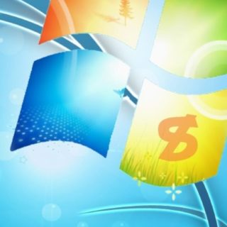 logotipo azul de Windows Fondo de Pantalla de iPhoneSE / iPhone5s / 5c / 5