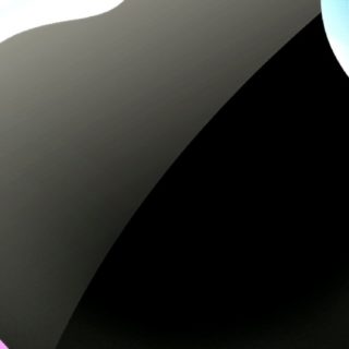 Logo de Apple negro púrpura Fondo de pantalla iPhone SE / iPhone5s / 5c / 5