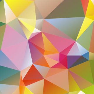 Estructura tridimensional colorido Fondo de Pantalla de iPhoneSE / iPhone5s / 5c / 5