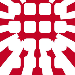 estantería Japón rojo y rojo blanco Fondo de Pantalla de iPhoneSE / iPhone5s / 5c / 5