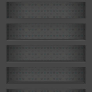 estante del corazón negro Fondo de pantalla iPhone SE / iPhone5s / 5c / 5
