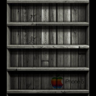 estantería árbol manzana guay negro Fondo de pantalla iPhone SE / iPhone5s / 5c / 5