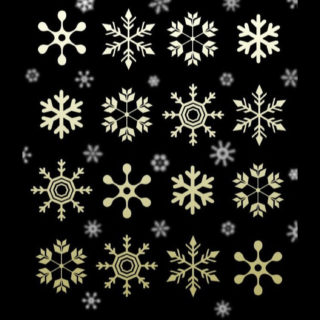 estantería linda de la nieve negro Fondo de Pantalla de iPhoneSE / iPhone5s / 5c / 5