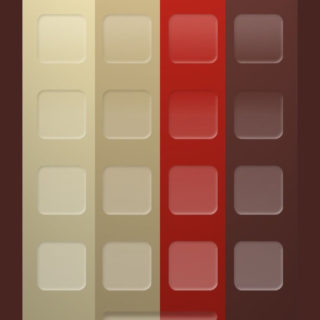 Estantería marrón blanco rojo simple Fondo de pantalla iPhone SE / iPhone5s / 5c / 5
