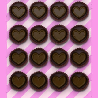 estante del corazón de color rosa de chocolate para la Mujer Fondo de Pantalla de iPhoneSE / iPhone5s / 5c / 5