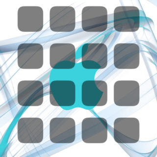 logotipo de la plataforma de la manzana blanca guay Fondo de pantalla iPhone SE / iPhone5s / 5c / 5