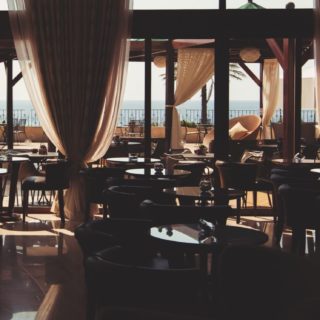 restaurante Cafe Fondo de pantalla iPhone SE / iPhone5s / 5c / 5