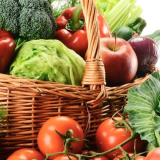 Hortalizas, alimentos verde rojo colorido Fondo de Pantalla de iPhoneSE / iPhone5s / 5c / 5