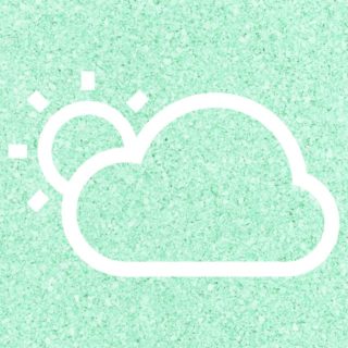La nube del sol tiempo Blue verde Fondo de Pantalla de iPhoneSE / iPhone5s / 5c / 5