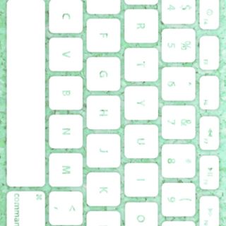 teclado blanco azul-verde Fondo de Pantalla de iPhoneSE / iPhone5s / 5c / 5