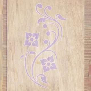 Grano de madera marrón de las hojas de color púrpura Fondo de pantalla iPhone SE / iPhone5s / 5c / 5