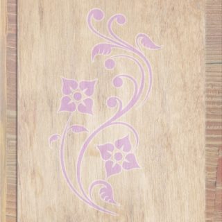 Grano de madera marrón de las hojas de color melocotón Fondo de Pantalla de iPhoneSE / iPhone5s / 5c / 5