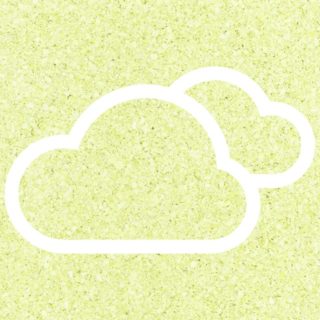 nube verde amarillo Fondo de Pantalla de iPhoneSE / iPhone5s / 5c / 5