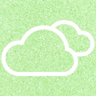 nube verde Fondo de Pantalla de iPhoneSE / iPhone5s / 5c / 5