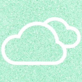 nube azul verde Fondo de Pantalla de iPhoneSE / iPhone5s / 5c / 5