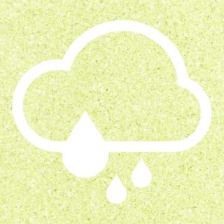 Nublado lluvia verde amarillo Fondo de pantalla iPhone SE / iPhone5s / 5c / 5
