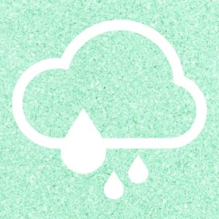 Nublado lluvia verde azul Fondo de Pantalla de iPhoneSE / iPhone5s / 5c / 5
