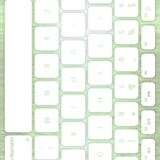 Teclado blanco mar verde Fondo de Pantalla de iPhoneSE / iPhone5s / 5c / 5